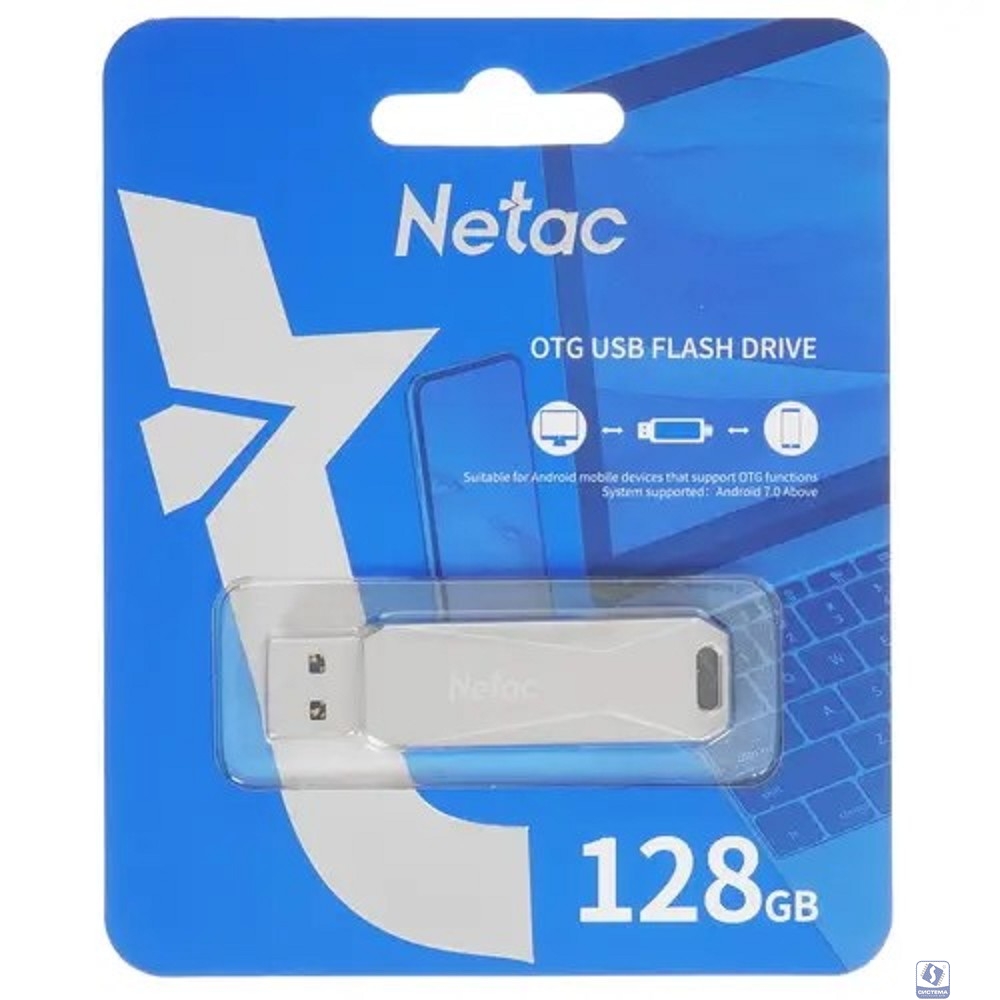 Netac USB Drive 128GB U782C USB3.0+TypeC Dual [NT03U782C-128G-30PN/NT03U782C-128G-32PN]