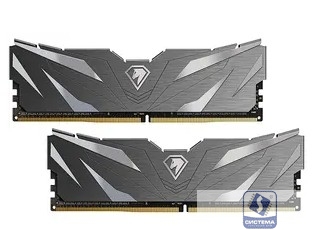 Модуль памяти DDR4 Netac Shadow II 16GB (2x8GB) 3600MHz CL18 1.35V / NTSWD4P36DP-16K / Black / with radiator
