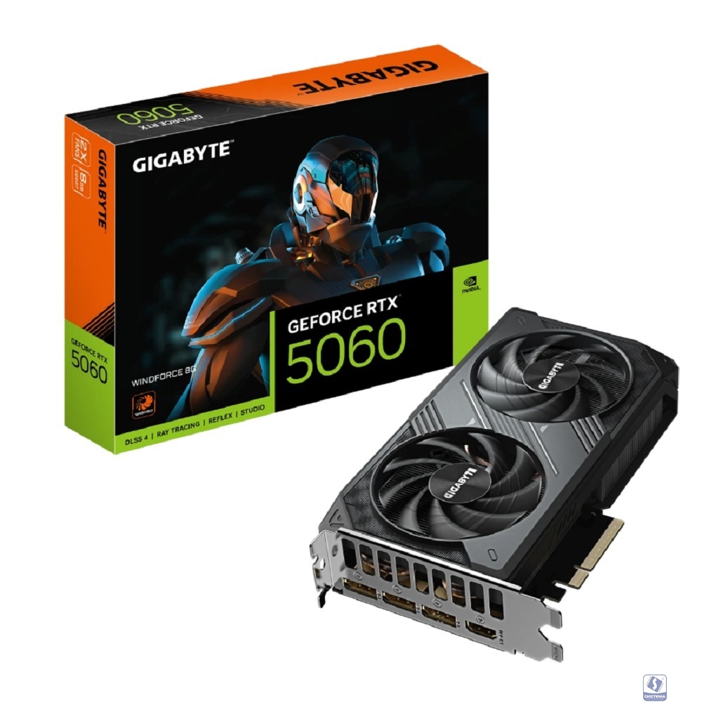 Gigabyte GV-N5060WF2-8GD PCIE16 RTX5060 8GB 