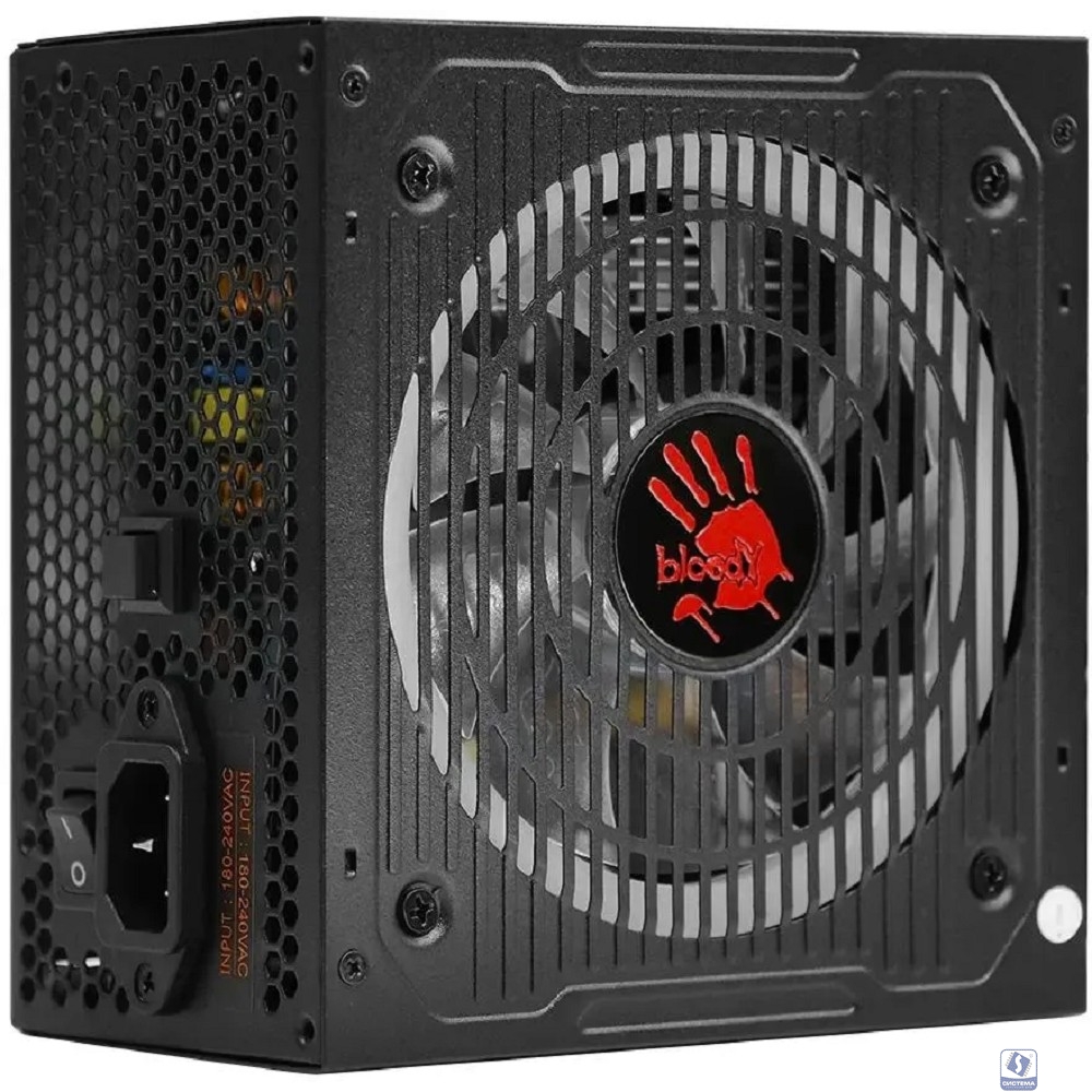 Bloody BD-PS700W ATX 700W 80 PLUS WHITE (20+4pin) APFC 120mm fan 6xSATA RTL