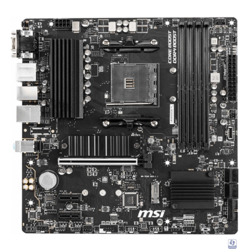 MSI B550M PRO-VDH Soc-AM4 AMD B550 4xDDR4 mATX AC`97 8ch(7.1) GbLAN RAID+VGA+HDMI+DP