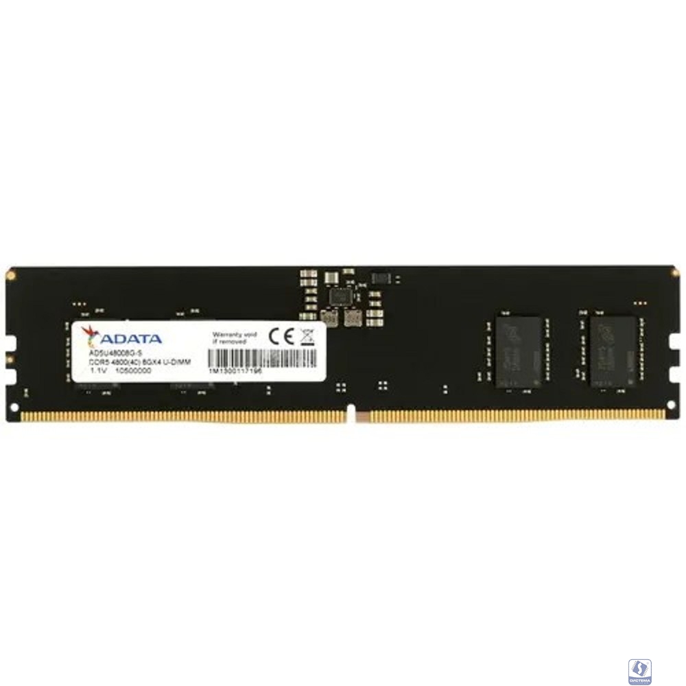 Модуль памяти ADATA 8GB DDR5 4800 UDIMM AD5U48008G-S, CL40, 1.1V