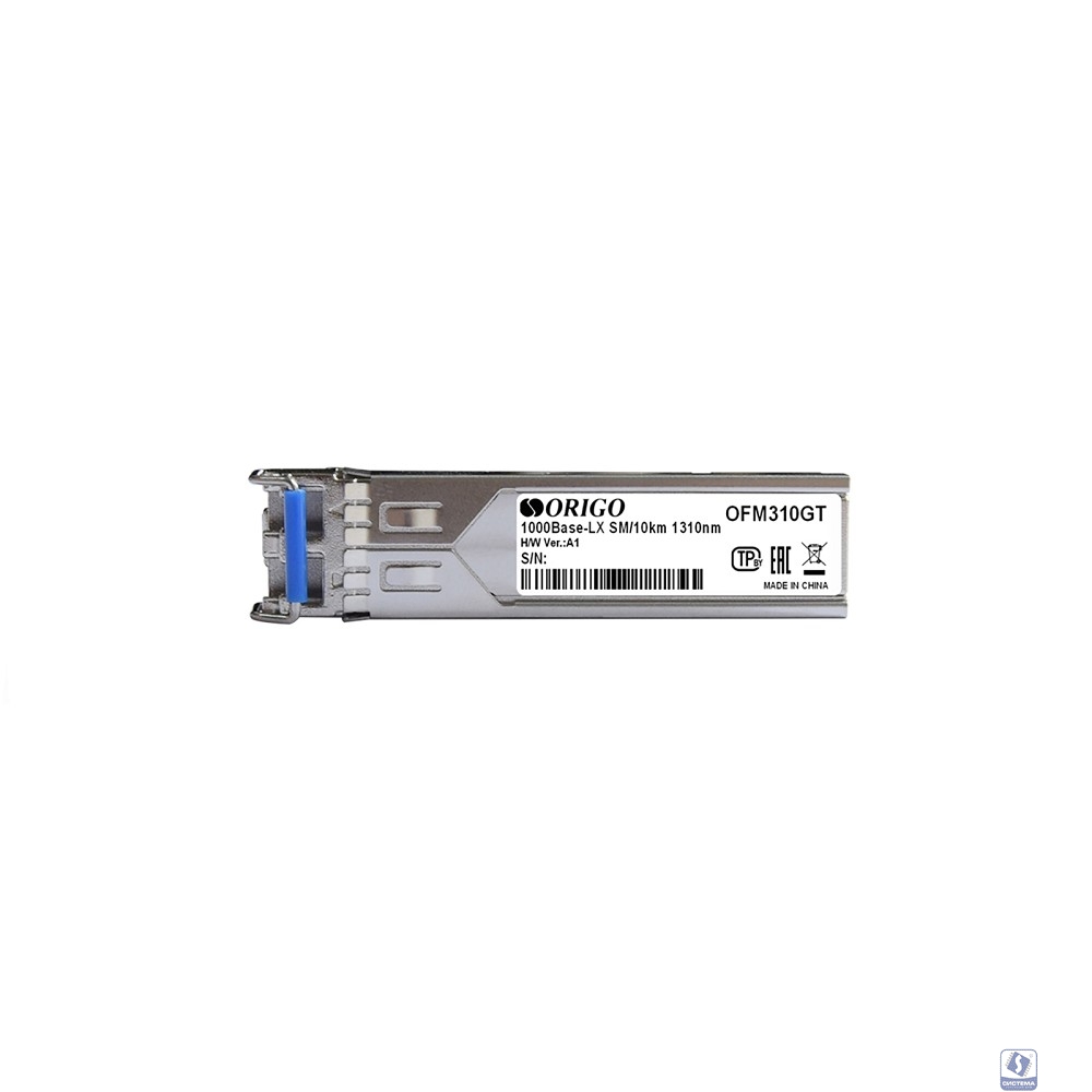 ORIGO OFM310GT/A1A SFP-трансивер, 1000Base-LX (Duplex LC), 1310нм, одномод, до 10км