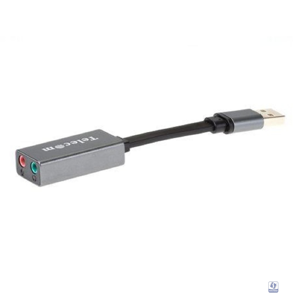 Telecom <TA313U> Переходник USB2.0-->audio 0.1m [7958820049033/7958820049095]
