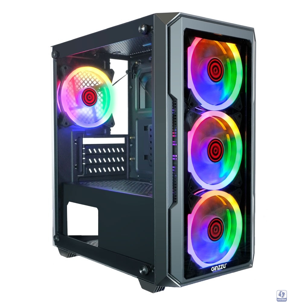Ginzzu CL690 mATX FAN 4*12FRGB