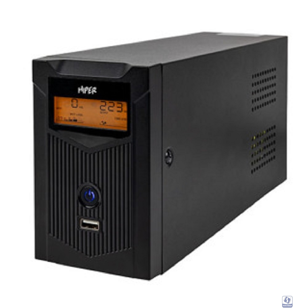 Повреждение упаковки HIPER NEO LT-1500ULS: Линейно-интерактивный 1500VA/800W Розетки: 2 CEE АКБ: LiFePO4, 156Втч Дисплей, USB зарядка