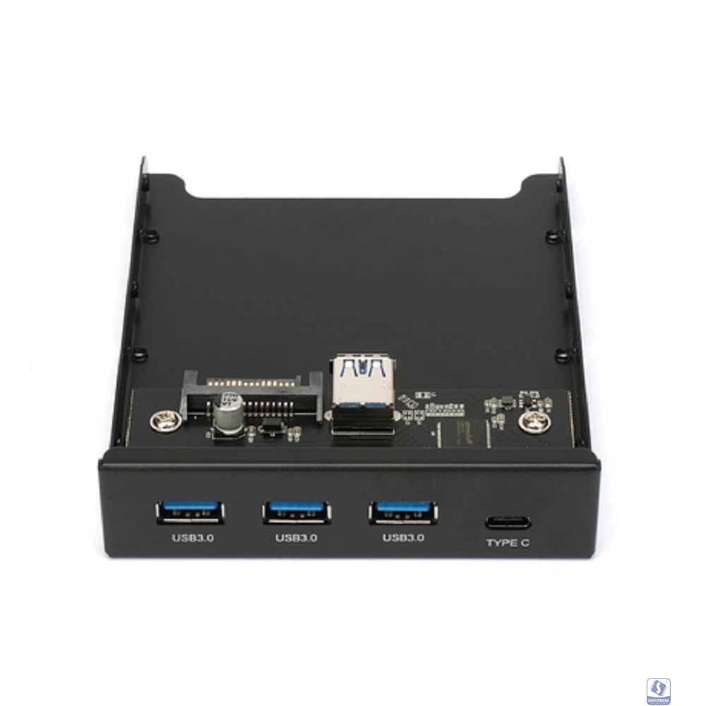 Gembird Планка USB 3.0 на переднюю панель 3.5, 3 порта USB и 1 порт Type-C (FP3.5-USB3-3A1C)