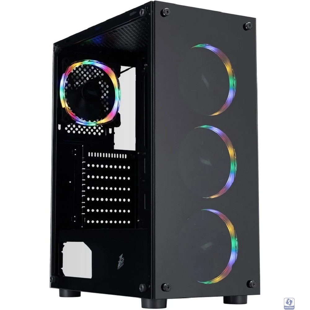 1STPLAYER FIRE DANCING V3-B / ATX / 4x120mm FRGB fans / V3-B-BK-4FS1