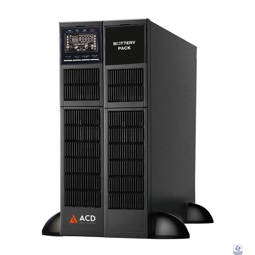 Источник бесперебойного питания (ИБП) ACD ИБП ACD PW-RackLine Pro 6000T 