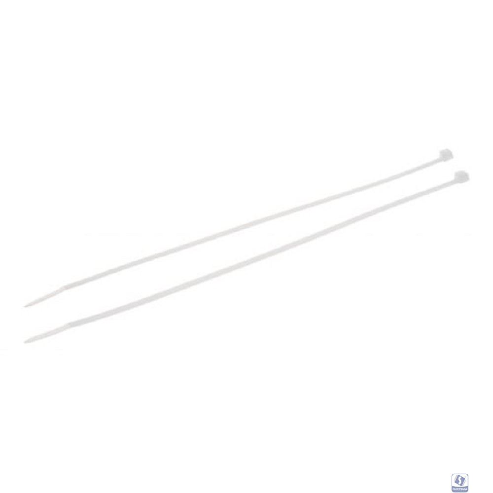 Rexant (07-1302) Стяжка кабельная нейлоновая 300x4,8мм, белая (100 шт/уп)