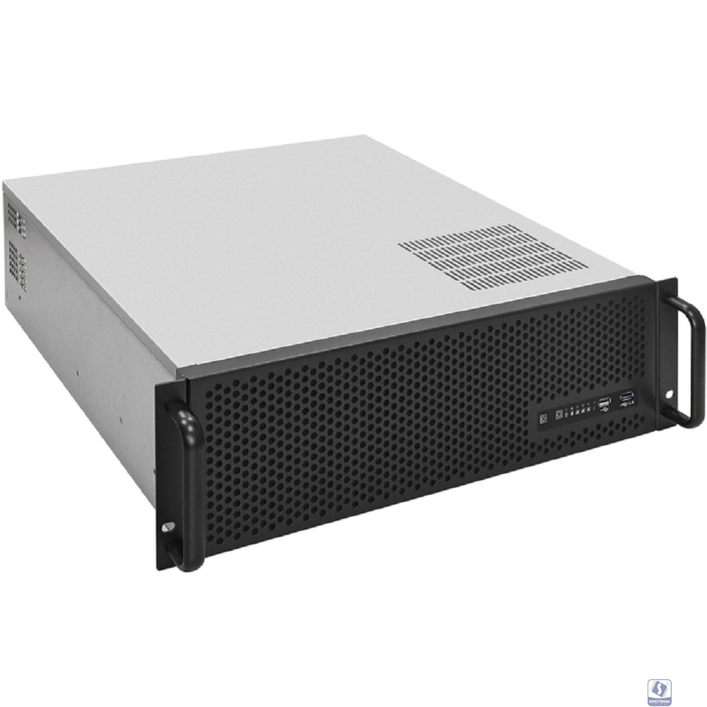 Exegate EX293907RUS Серверный корпус ExeGate Pro 3U450-09 <RM 19", высота 3U, глубина 450, БП 1100ADS, USB>