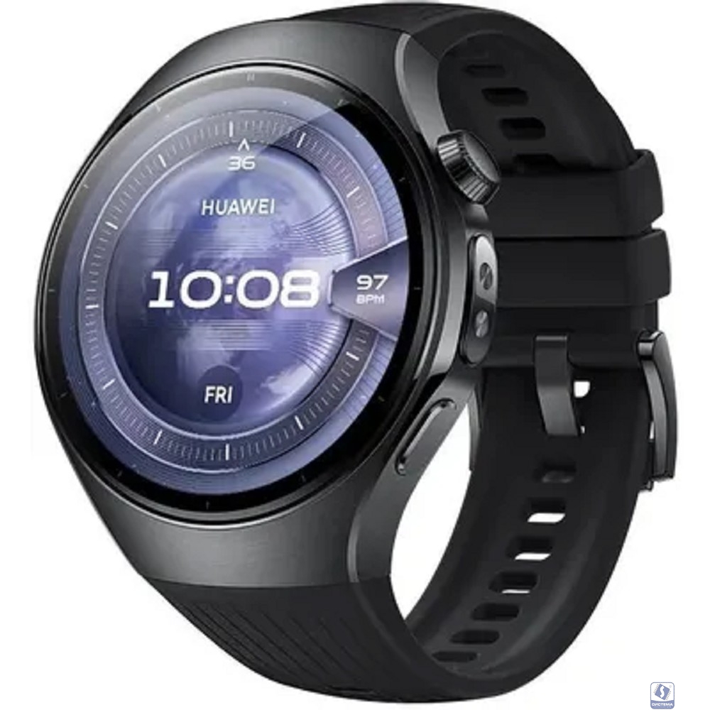 Умные часы WATCH 5 46mm LTE Black Elastomer RTS-AL00 55020EVN HUAWEI