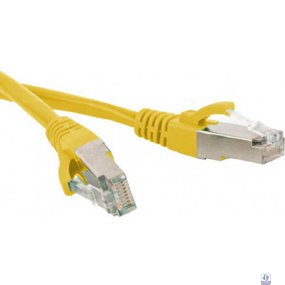 Hyperline PC-LPM-SFTP-RJ45-RJ45-C6-3M-LSZH-YL Патч-корд SF/UTP, экранированный, Cat.6, LSZH, 3 м, желтый