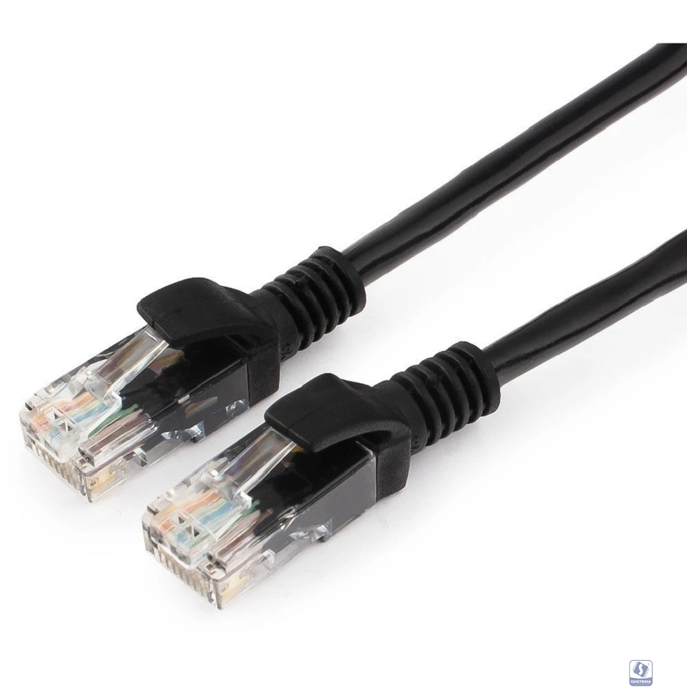 Cablexpert Патч-корд медный UTP PP10-2M/BK кат.5, 2м, литой, многожильный (черный)