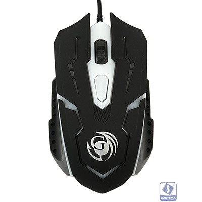 Мышь MGK-05U Dialog Gan-Kata - игровая, 4 кнопки + ролик прокрутки, USB, черная 