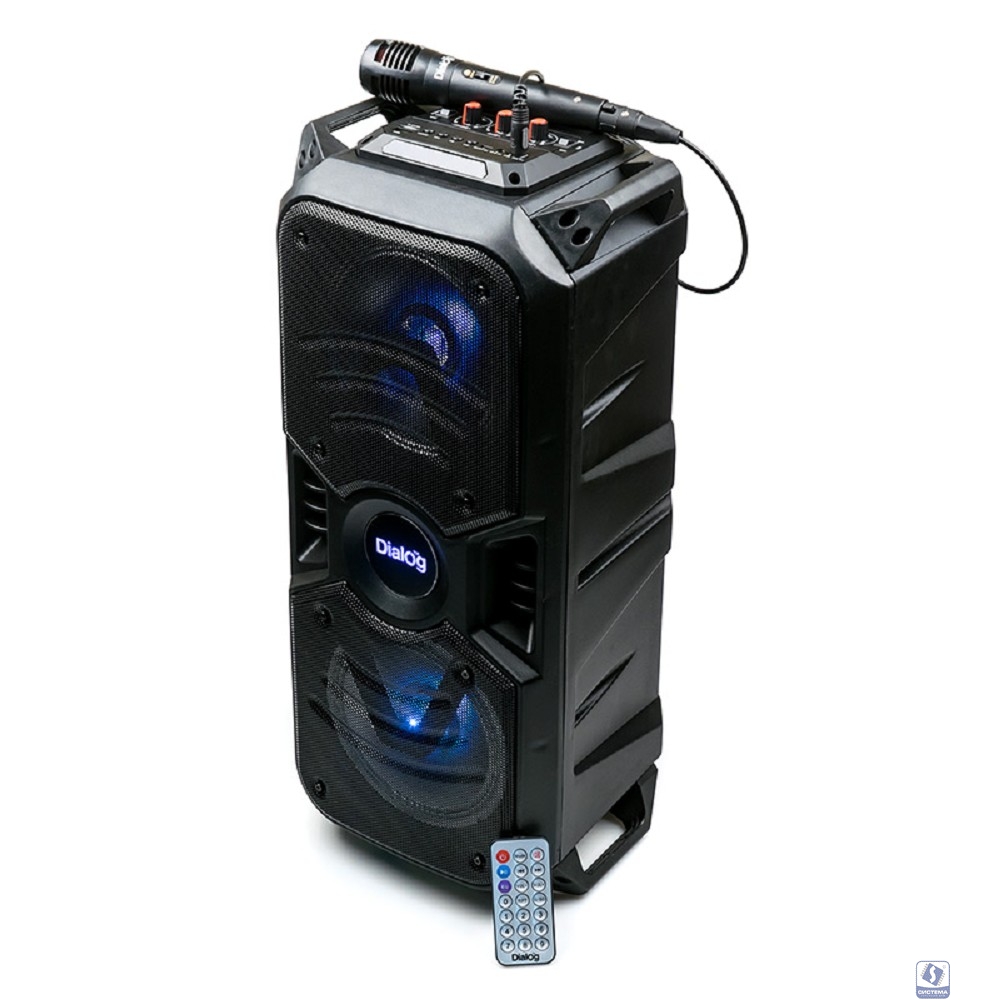 Dialog Oscar AO-11 - акустическая колонка 1.0, 26W RMS, Караоке c микрофоном, BT+FM+USB+SD+LED