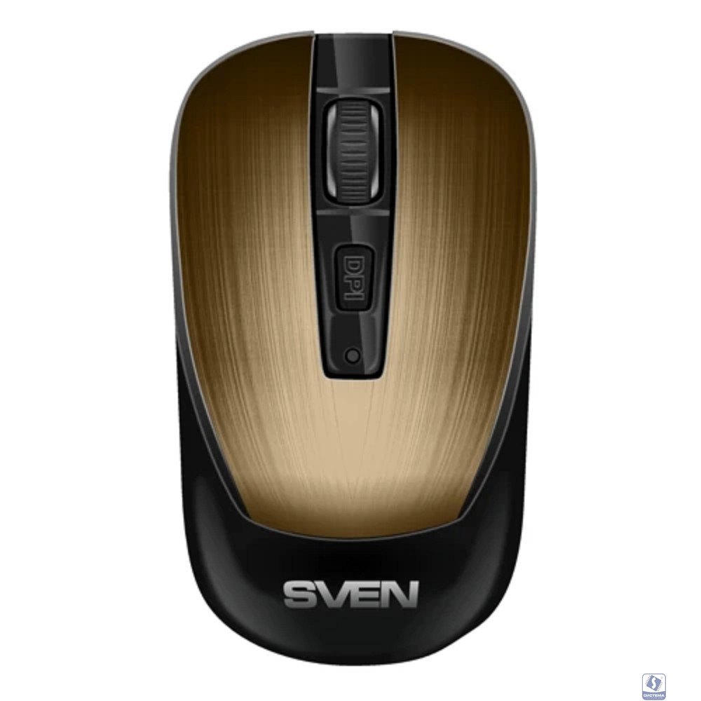 Беспроводная мышь Sven RX-380W античная бронза (2,4 GHz, 3+1кл. 800-1600DPI, блист.)