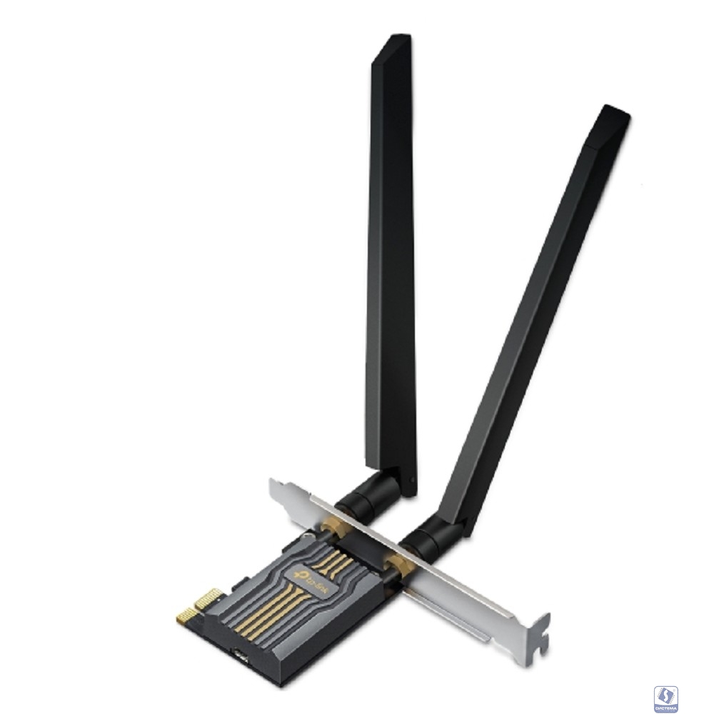 TP-Link Archer TBE400E BE6500 Трехдиапазонный беспроводной PCI Express-адаптер Wi-Fi 7 с поддержкой Bluetooth 5.4