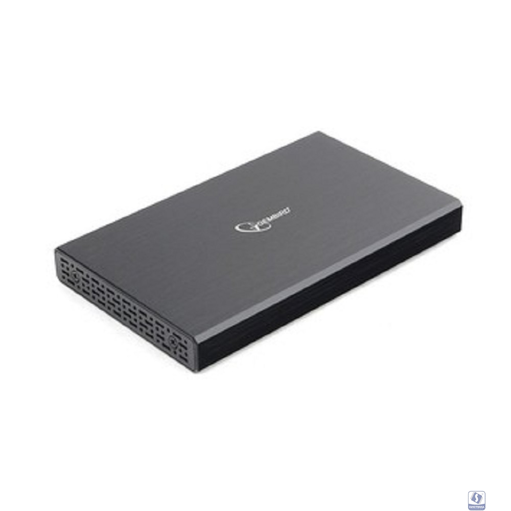 Gembird EE2-U3S-55 Внешний корпус 2.5" чёрный, USB 3.0, SATA, до 2 Тб, алюминий