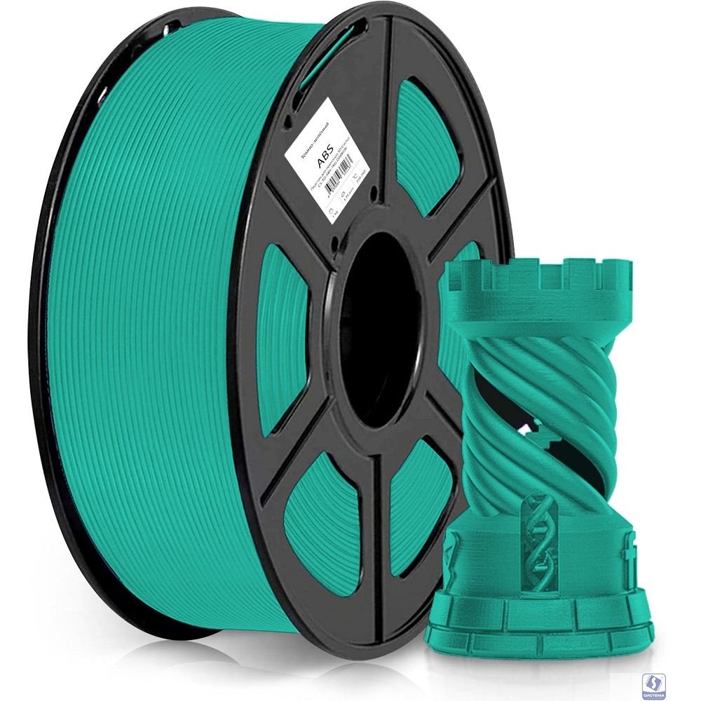 Пластик для принтера 3D Cactus CS-3D-ABS-1KG-DARKGN ABS d1.75мм 1кг L380м 1цв.