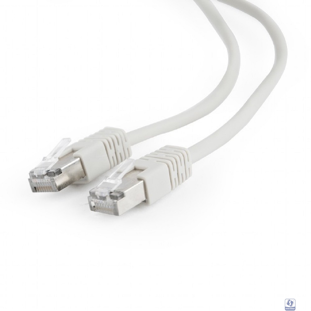 Cablexpert  PP22-10M Патч-корд 1000G FTP 4 пары cat5E CCA molded 10м серый RJ-45 (m)-RJ-45 (m)