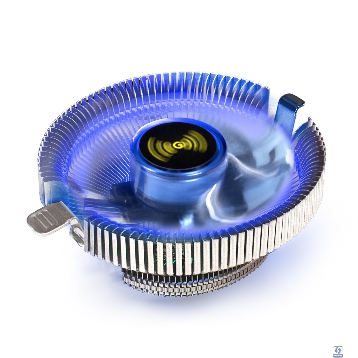 Exegate EX286146RUS Кулер ExeGate Wizard EE91-BLUE (Al, LGA775/1150/1151/1155/1156/1200/AM2/AM2+/AM3/AM3+/AM4/FM1/FM2/754/939/940, TDP 75W, Fan 90mm, 2200RPM, Hydro bearing, 3pin, 22db, 215г, голубая 