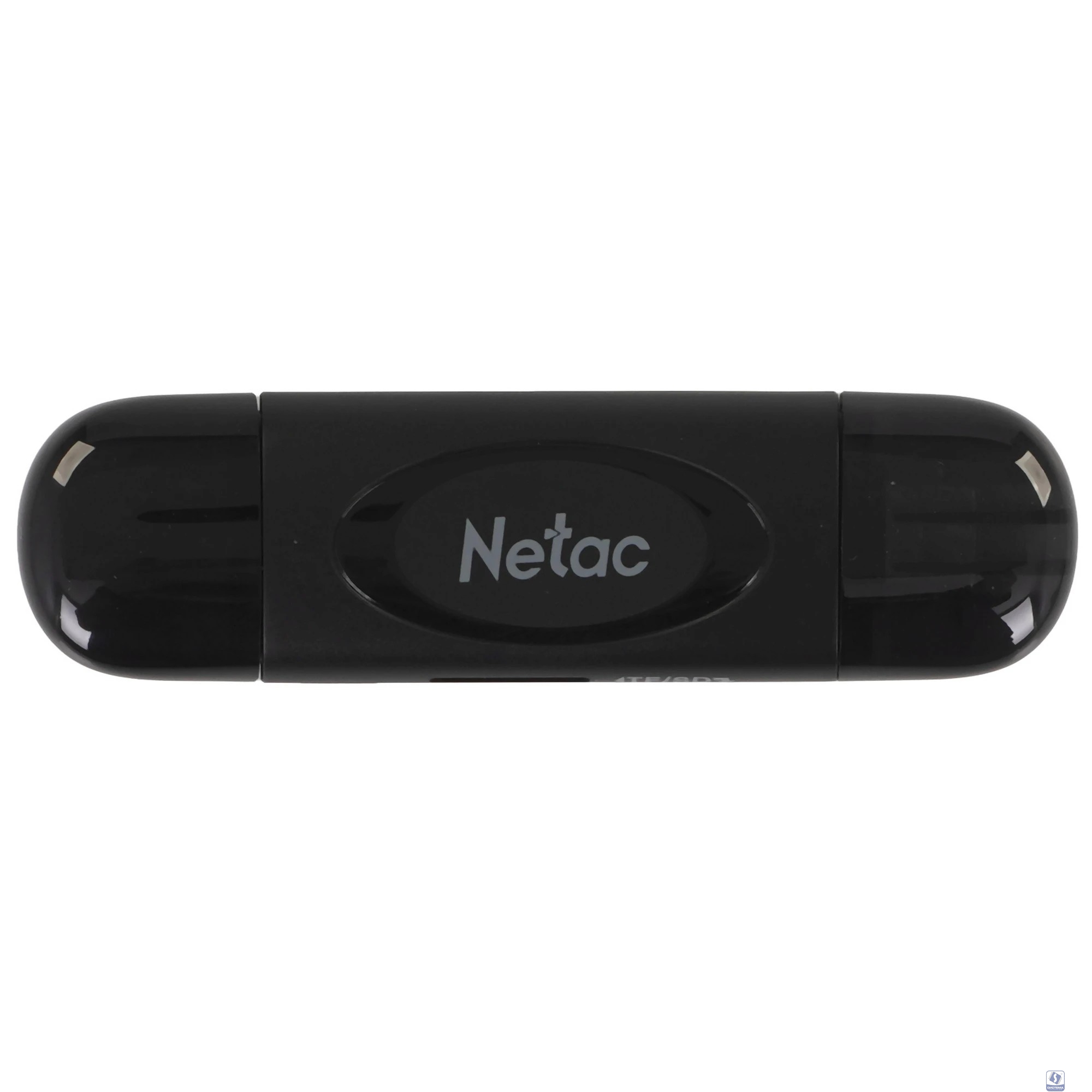 Картридер Netac WK14BKCN USB3.0 Type-C --  mSD/SD, Черный 