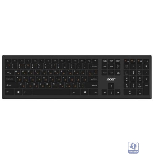 Acer OKR010 [ZL.KBDEE.003] Wireless keyboard USB slim Multimedia black 