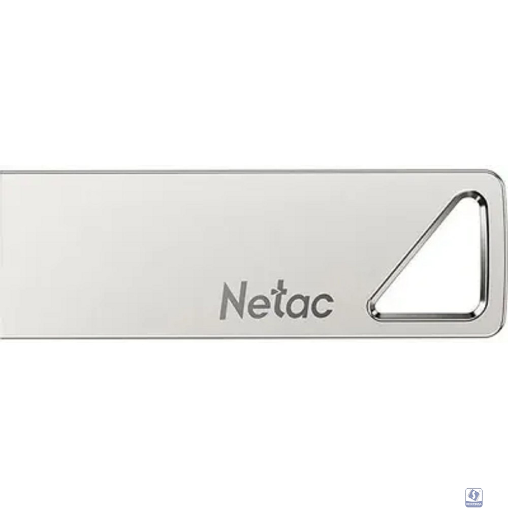 Netac USB Drive 4GB U326  <NT03U326N-004G-20PN>, USB2.0, металлическая плоская