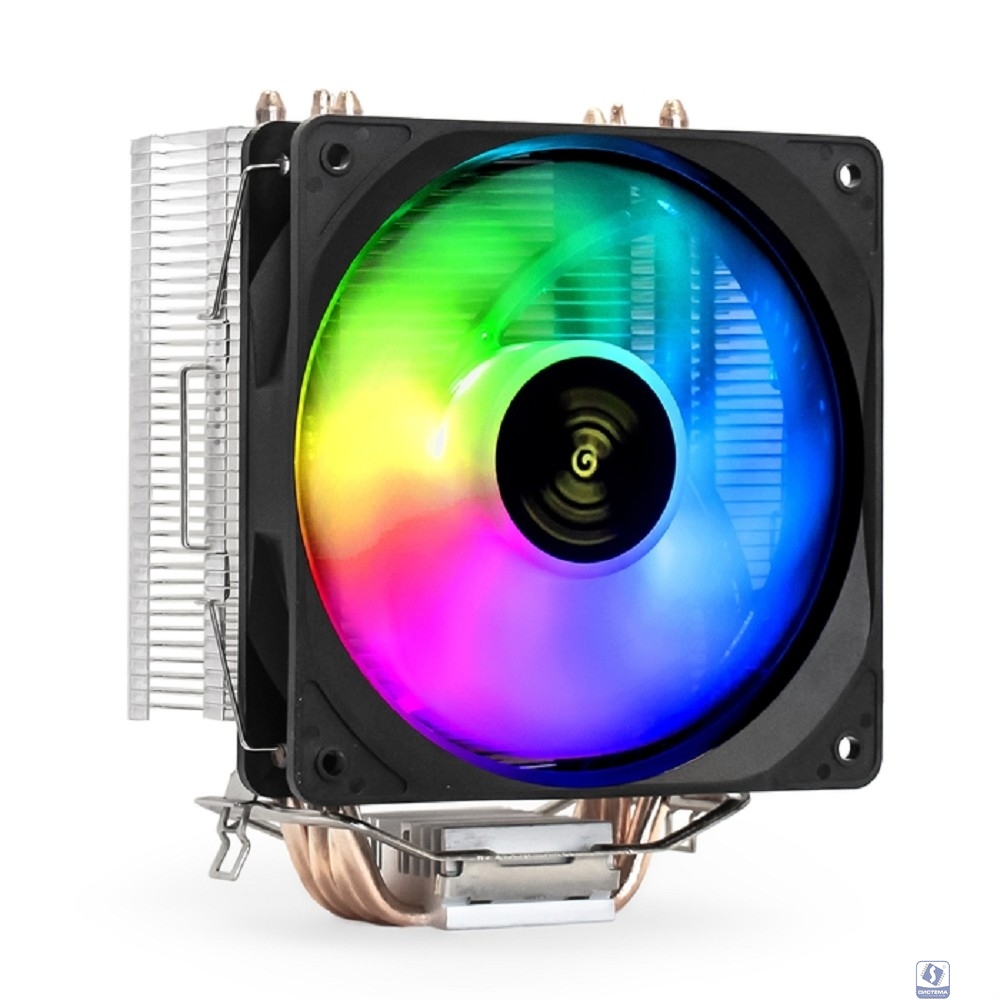 Exegate EX293655RUS Кулер ExeGate Wizard EXX400V2-PWM.FRGB 