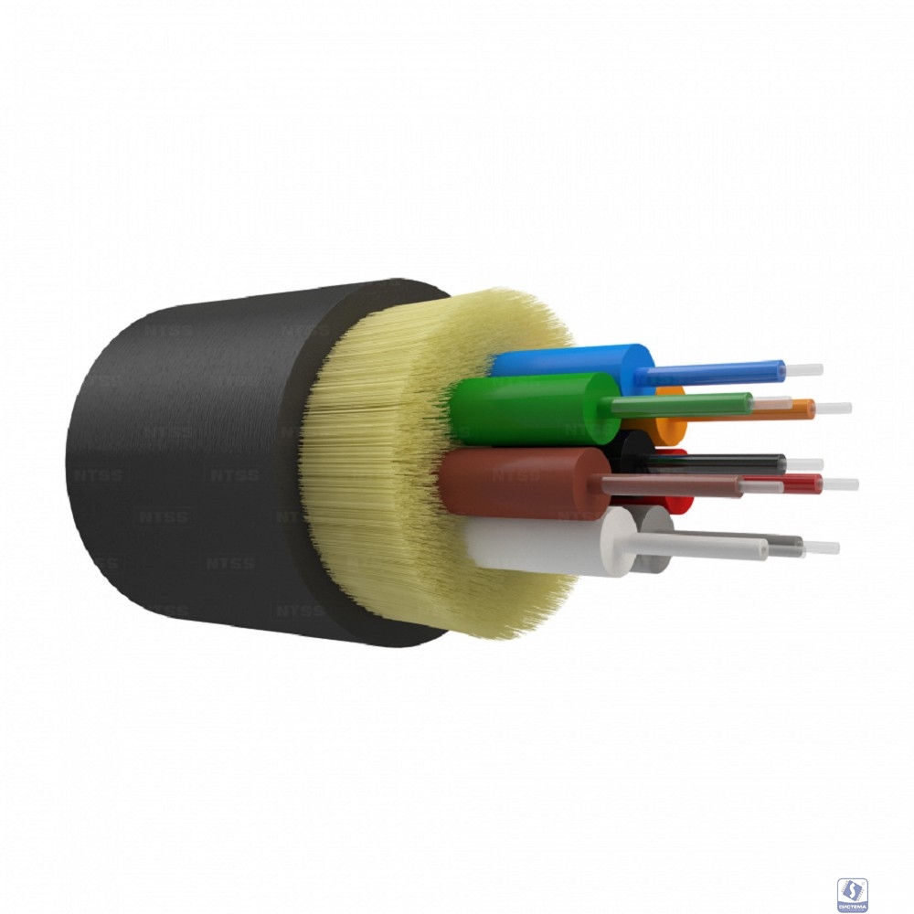 NTSS Оптический кабель IN/OUT, OM1, 62.5/125, 8 волокон, LSZH, черный NTSS-FO-D-IN/OUT-62.5-8-LSZH