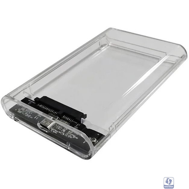 AgeStar 3UB2P6C Внешний корпус для HDD/SSD SATA III пластик прозрачный 2.5"