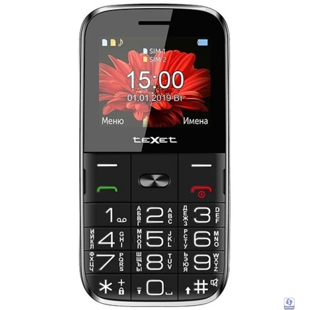 TEXET TM-B227 цвет черный