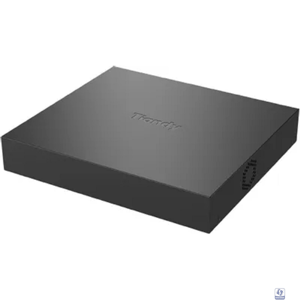 Tiandy TC-R3120 2MC 20-ch, 100Mbps/80Mbps, разрешение записи до 16MP, способность к декодированию 1*16MP,  8MP*2, 1080P*8,720P*16, видеовыход: 1 HDMI & 1VGA одновременный вывод, 2xUSB, ANR