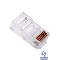 VCOM VNA2230-1/100 Разъем Plug RJ45 8P8C для FTP кабеля 5 кат. экранированный, 100шт, 