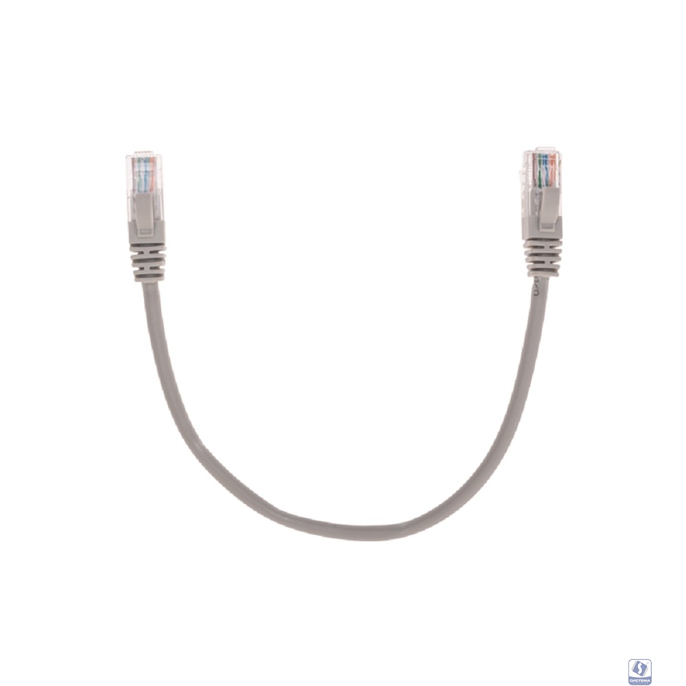 Rexant (02-0100-03) Патч-корд U/UTP, CAT 5e, RJ45-RJ45, 26AWG, LSZH, серый, 0,3м