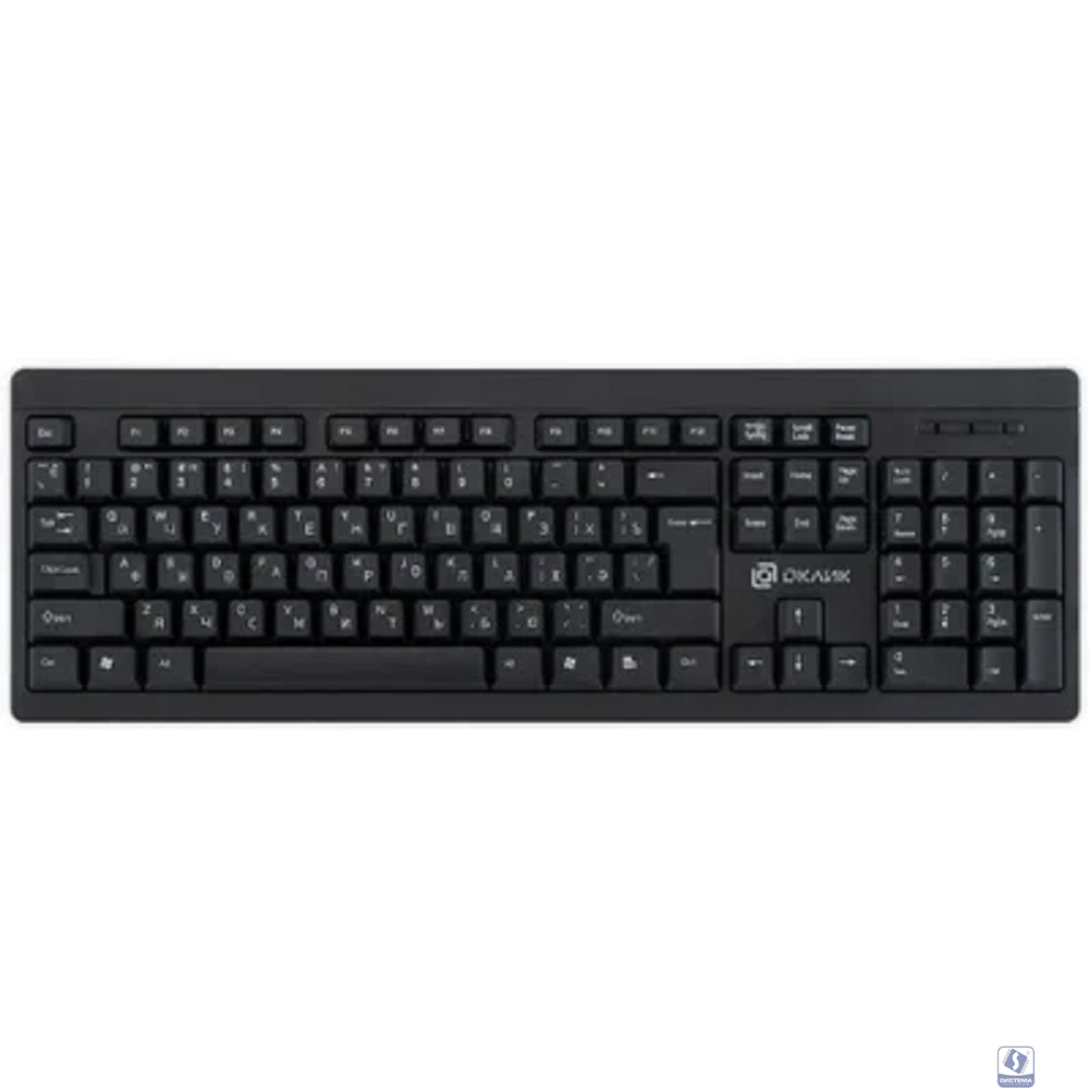 Клавиатура Оклик 95KW черный USB беспроводная (1788287)