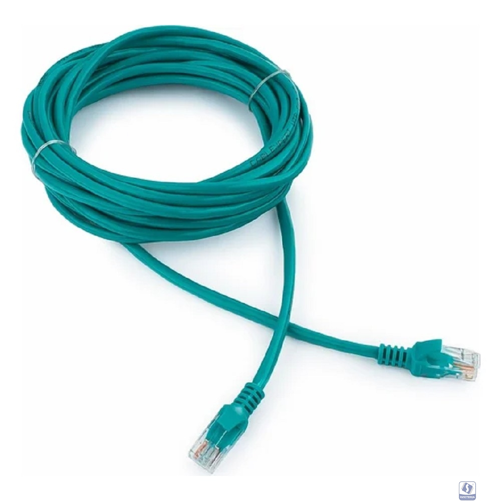 Cablexpert Патч-корд UTP PP12-5M/G кат.5e, 5м, литой, многожильный (зелёный)