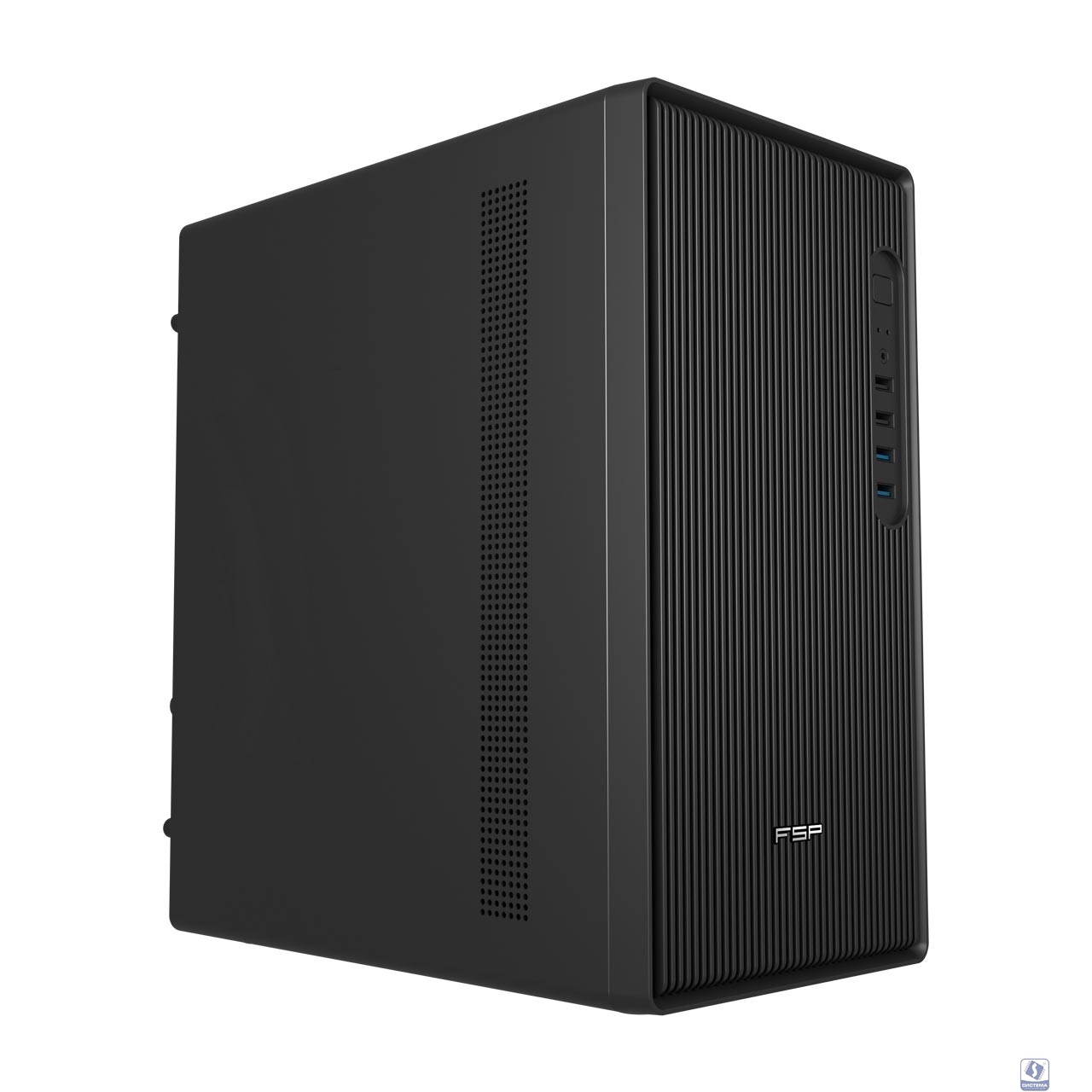 FSP Корпус mATX Minitower S120-B, USB3.0 x 2/USB2.0 x 2,  Black 