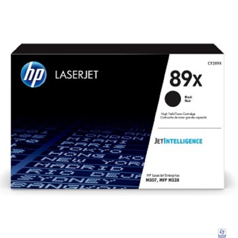 HP CF289X Картридж, Black 
