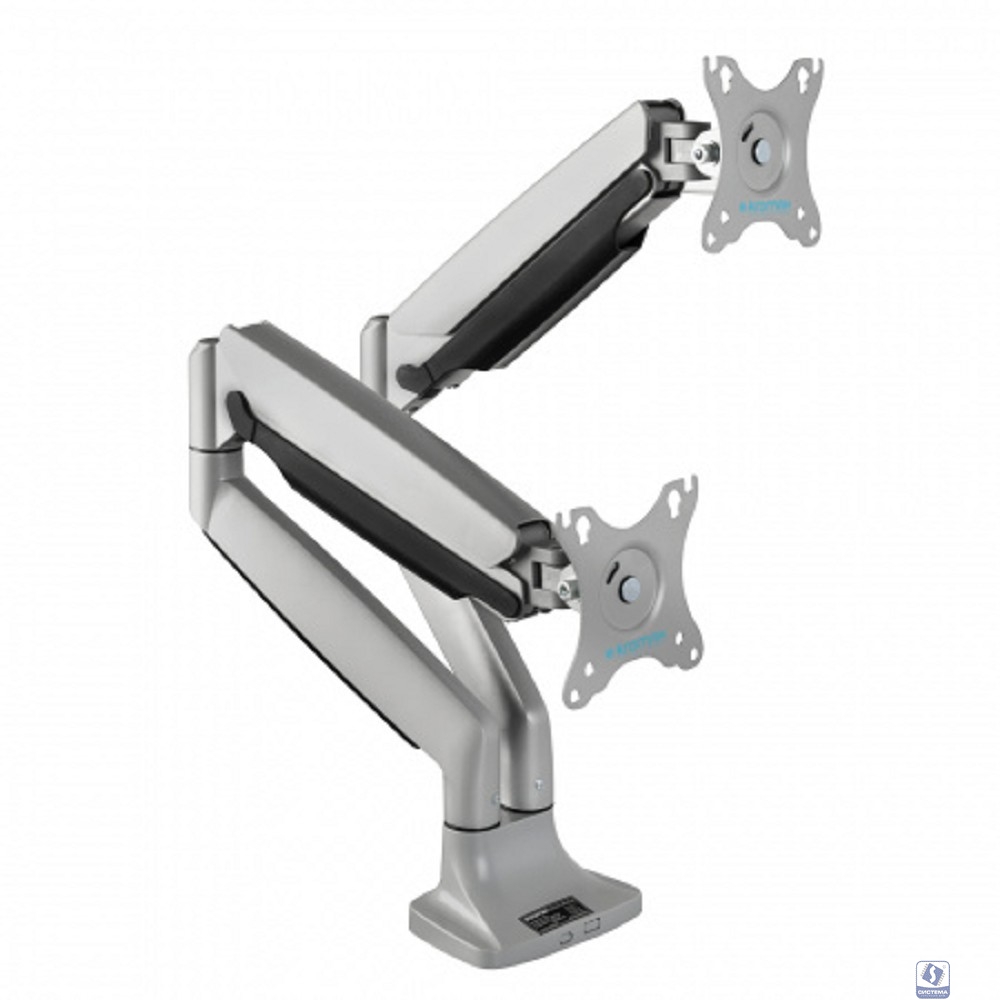 Kromax OFFICE-22 silver Настольный кронштейн для мониторов 17"-35" (до 2x15 кг)