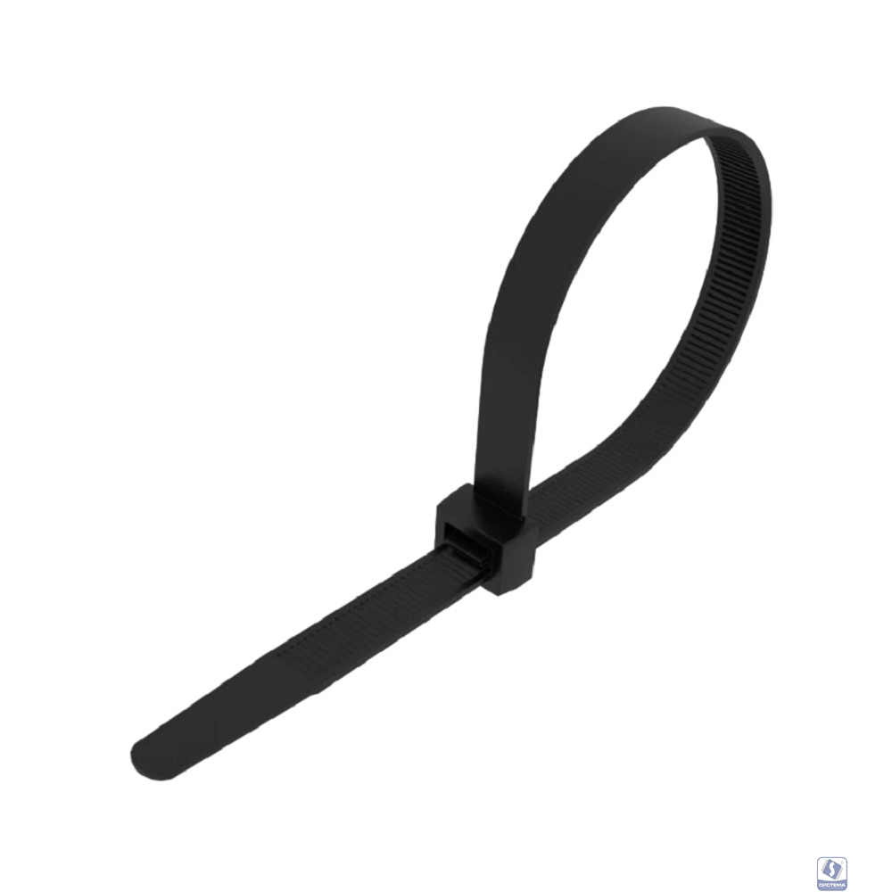 Rexant (87-0251) Стяжка нейлоновая морозостойкая 250x3,6мм, черная (100 шт/уп)