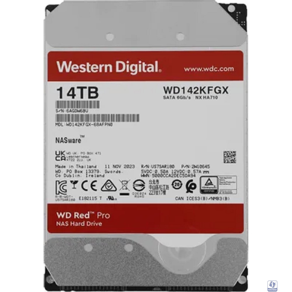 14TB WD Red Pro (WD142KFGX) 