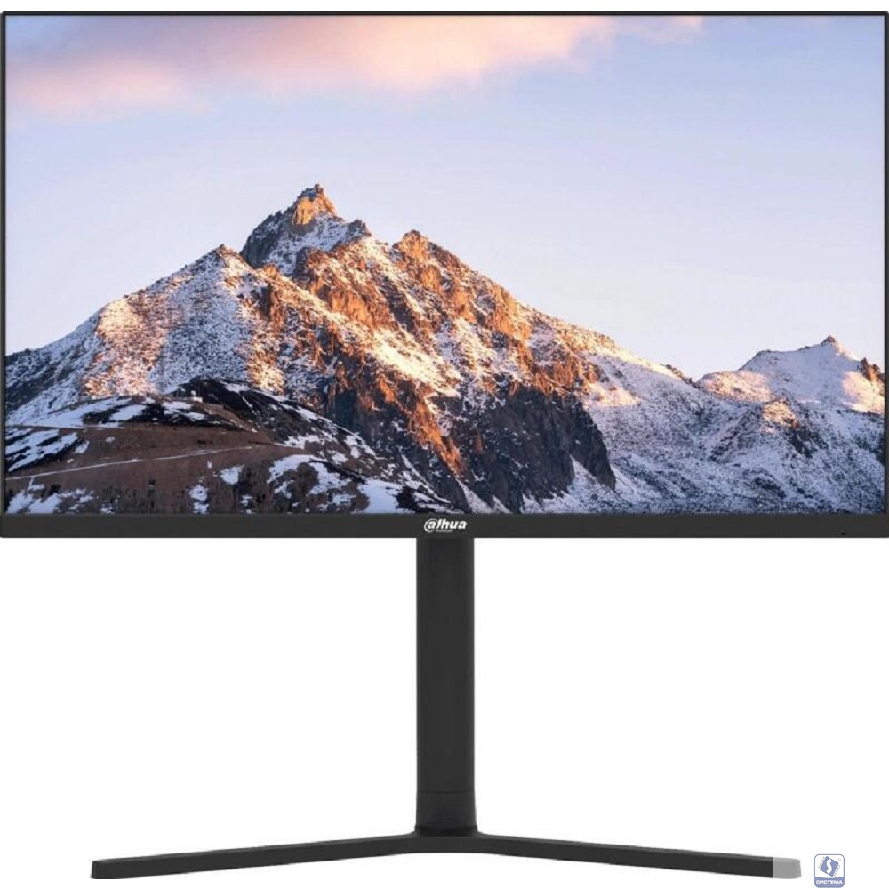 Dahua DHI-LM24-B201A 23.8"(16:9) FullHD монитор IPS. LED 1920x1080,250 кд/м2,1000:1,178°/178°, 5 мс,  100Гц, Цвет: 16.7Млн (8 бит), VESA: 100x100 м. : VGAx1, HDMIx1, DPx1