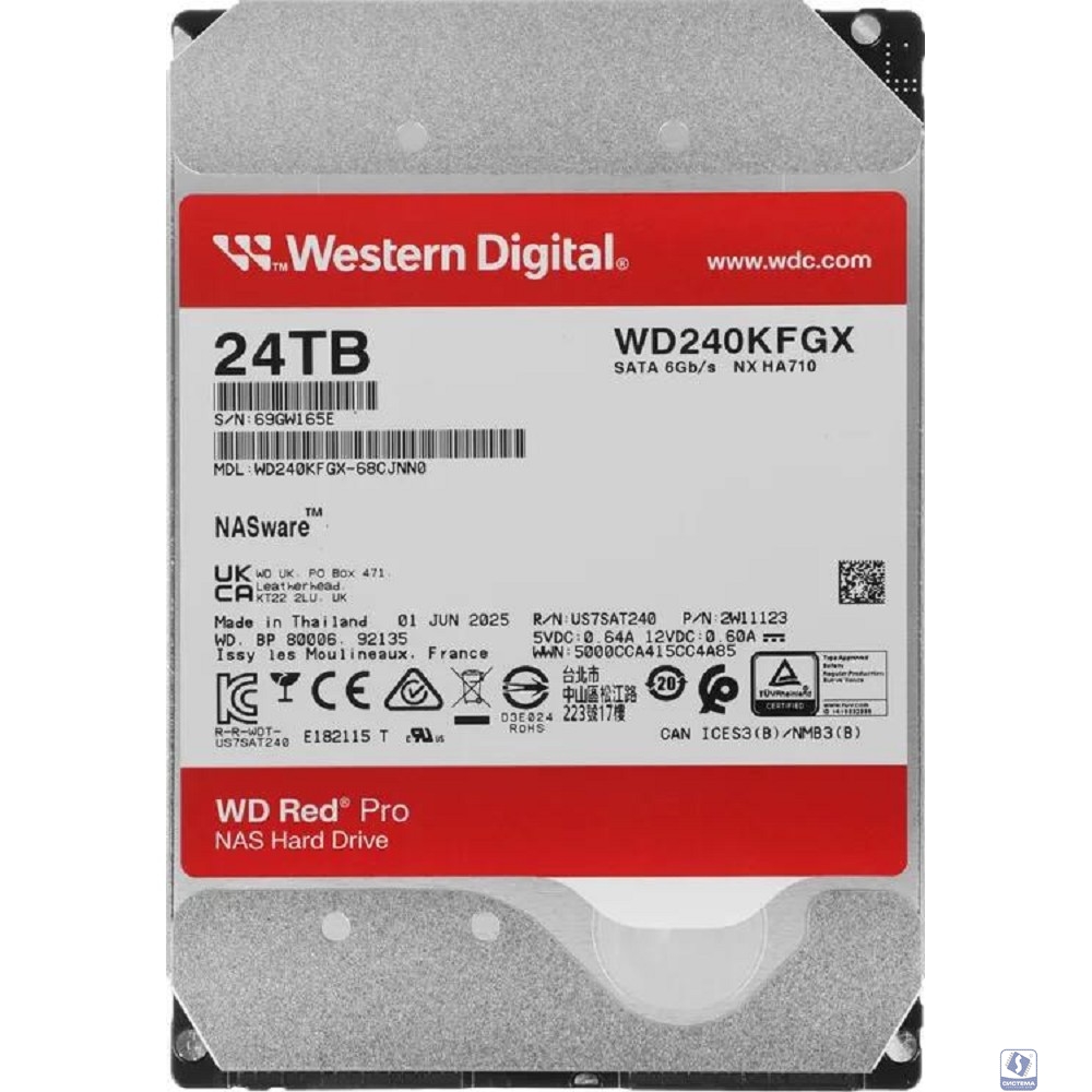 24TB WD Red Pro (WD240KFGX) 