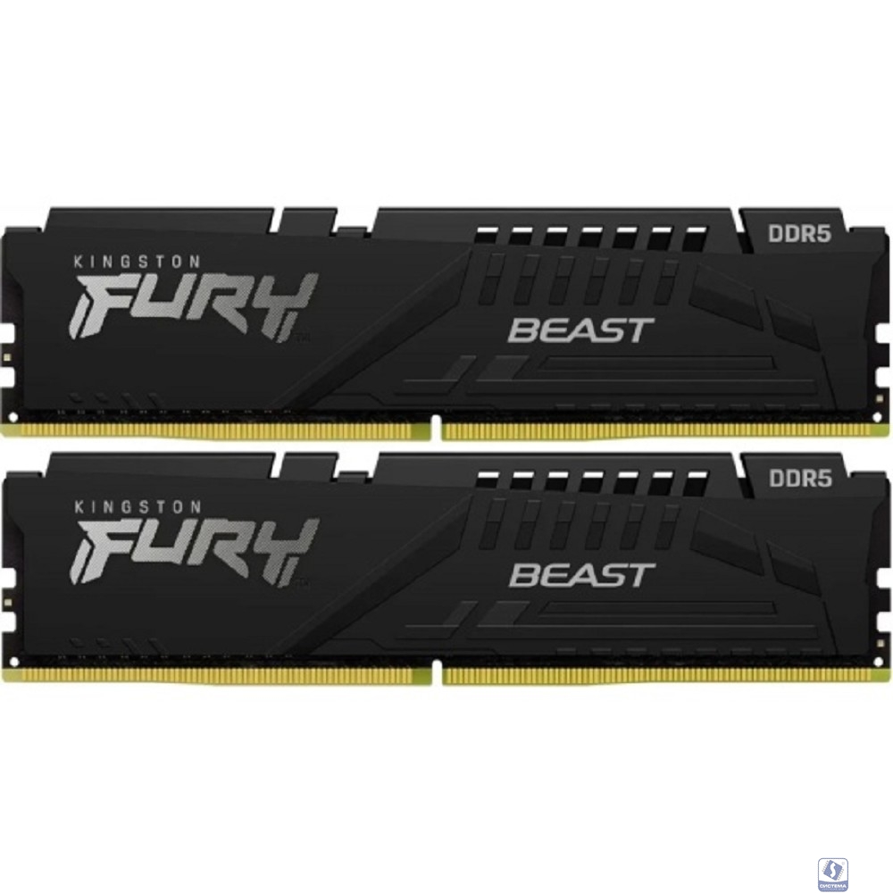 Kingston 32GB 6400MT/s DDR5 CL32 DIMM (Kit of 2) FURY Beast Black EXPO KF564C32BBEK2-32