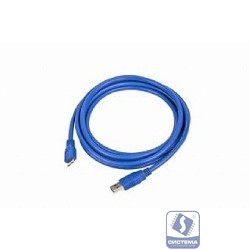 Gembird PRO CCP-mUSB3-AMBM-6, USB 3.0 кабель для соед. 1.8м  А-microB (9 pin)  позол.конт., пакет 