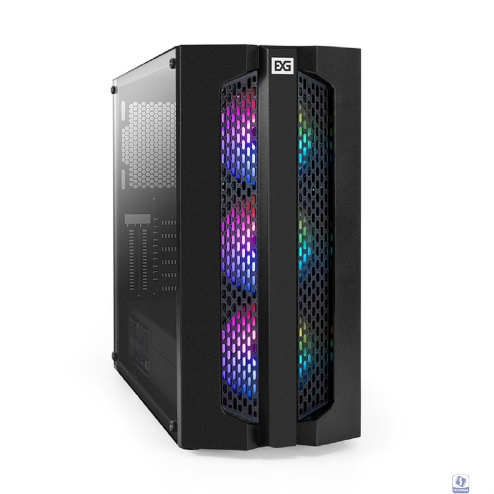 Exegate EX294976RUS Корпус Miditower ExeGate EVO-9205-NPX700 (ATX, БП 700NPX с вент. 12 см, с окном, 1*USB+1*USB3.0, аудио, 3 вент. 12см с RGB подсветкой)