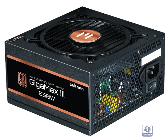 Zalman ZM850-GV3  850W, ATX12V v3.0, Gen 5.0, APFC, 12cm Fan, 80+ Bronze, Retail