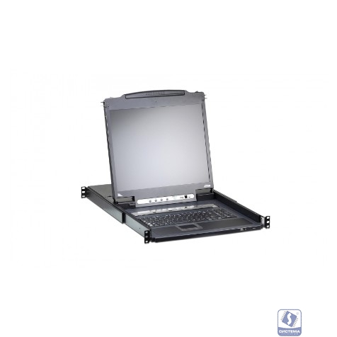 16-портовый IP KVM-переключатель с ЖК-дисплеем Slideaway/ATEN/ SINGLE RAIL 16P PS/2-USB LCDKVMP 17INCH WIH IP